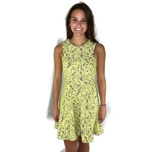 Bebe Sunny Lime Lace Sundress Perfect XSm…☀️